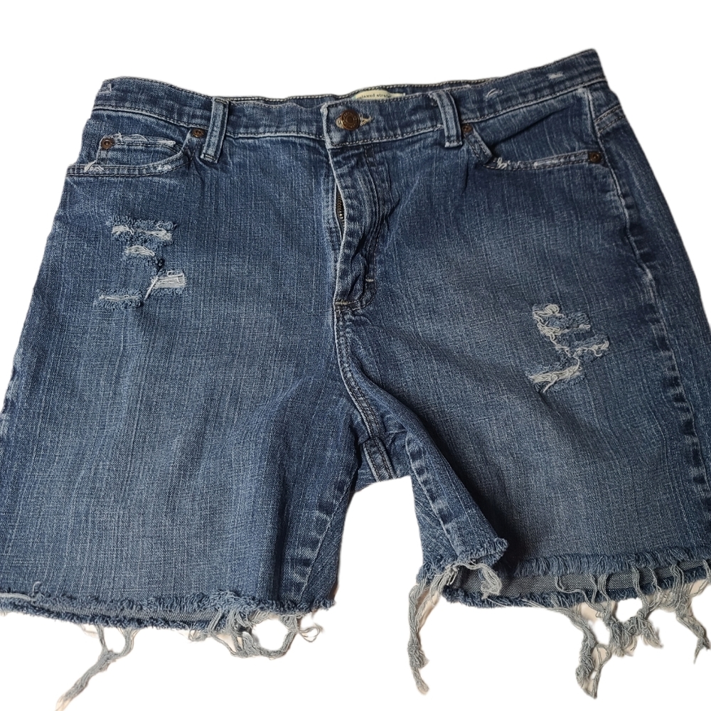 Lee distressed Jean shorts